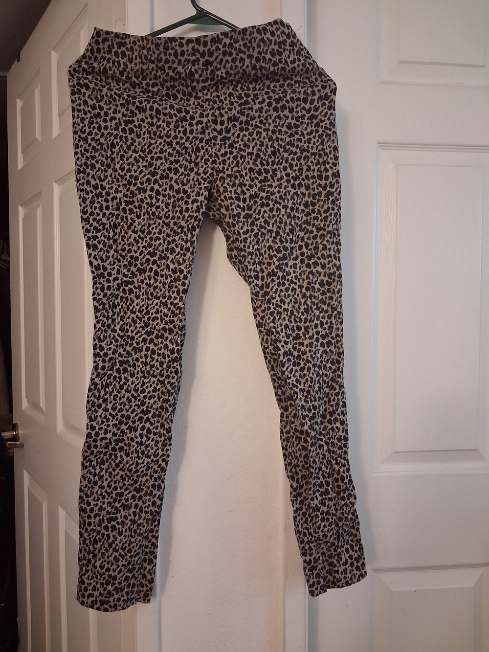 a new day Leopard Print Leggings - Tan and Black